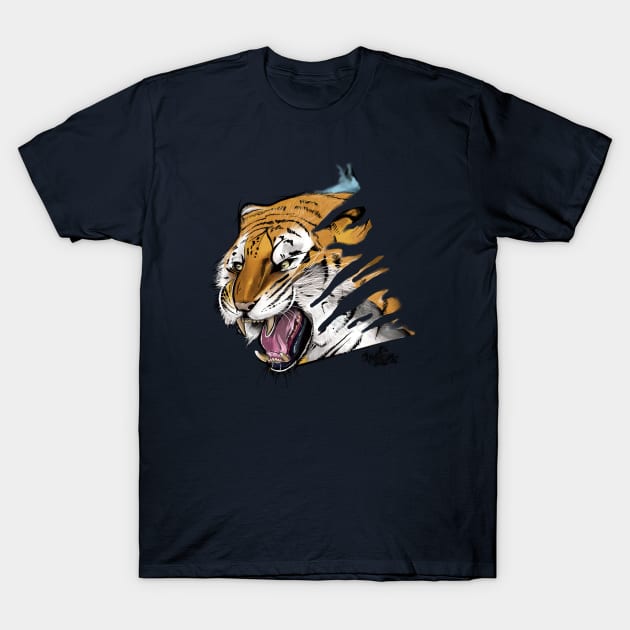 NeoTiger T-Shirt by Wave10